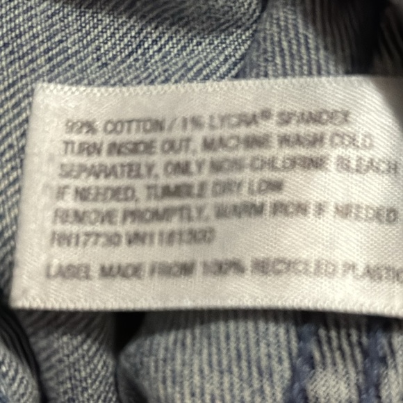 Merona Denim Jacket-Sz S-99 Cotton-Button Front-EUC - Picture 15 of 15
